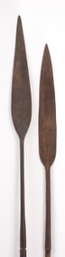 19TH CENTURY AFRICAN BERBER TUAREG SPEAR LOT OF 2
