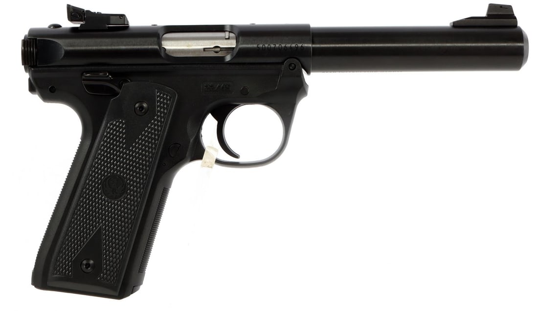 RUGER MARK IV 22LR PISTOL NEW IN BOX NIB: New in box. Ruger Mark IV 22LR pistol 5 1/2 inch barrel, black finish, checkered grips, comes with 2 magazines. FFL required for transfer, no international shipping. Know your state laws before biddin
