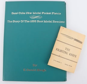 RANDALL THE FIGHTING KNIFE & COLT BOOK LOT OF 2