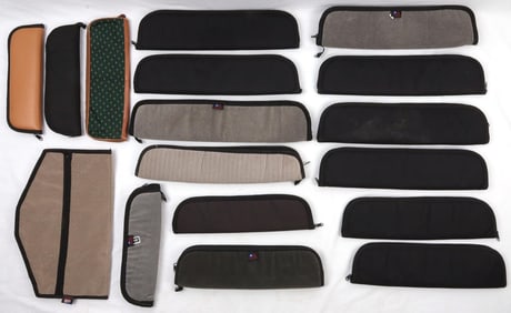 LOT OF 18 ASSORTED KNIFE CASES & BAGS
