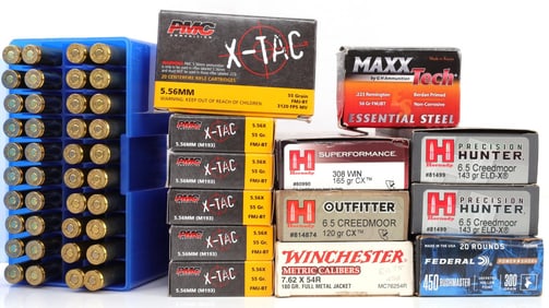 300 ROUNDS OF VARIOUS CALIBER RIFLE AMMUNTION