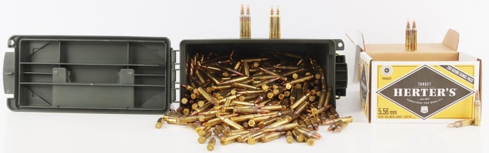 700 RDS 5.56 & 223 REM RANGE PACK RIFLE AMMUNITION