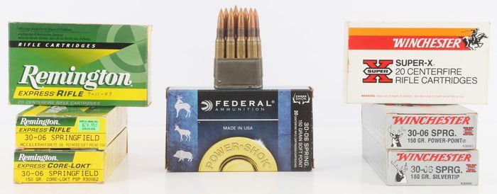 140 ROUNDS 30-06 SPRINGFIELD RIFLE AMMUNITION