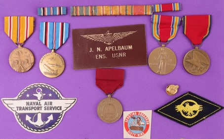 WWII US NAVY RESERVE ARCHIVE GROUPING LOT