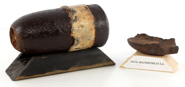 CIVIL WAR 3 INCH HOTCHKISS ARTILLERY SHELL W SABOT