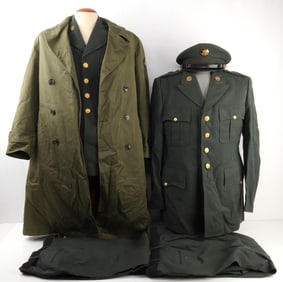 LOT WWII US ARMY INFANTRY CAVALRY MAN UNIFORM SET
