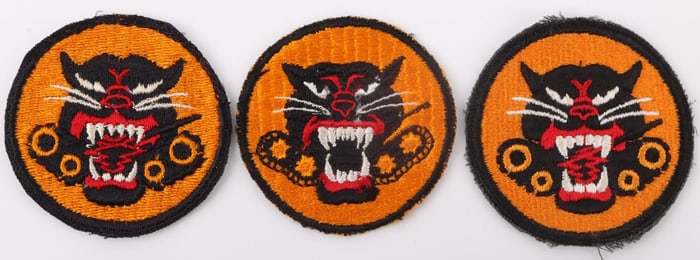 WWII US HELLCAT TANK DESTROYER PATCH LOT OF 3