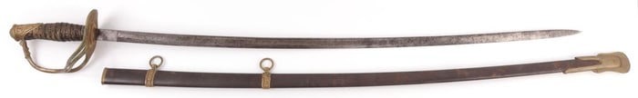 US MODEL 1872 CAVALRY SABER ENGRAVED DECORATED