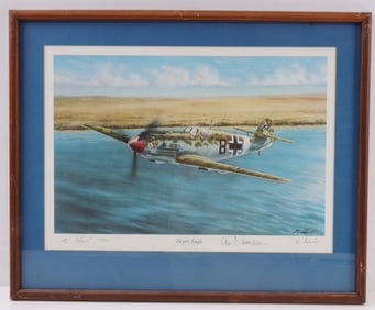 JAY ASHURST WWII THIRD REICH PAINTING DESERT EAGLE