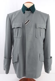 WWII GERMAN THIRD REICH WAFFEN SS OFFICER TUNIC