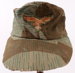 WWII GERMAN LUFTWAFFE SPLINTER CAMO CAP
