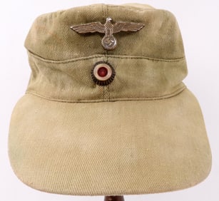WWII GERMAN THIRD REICH M41 AFRIKAKORPS CAP