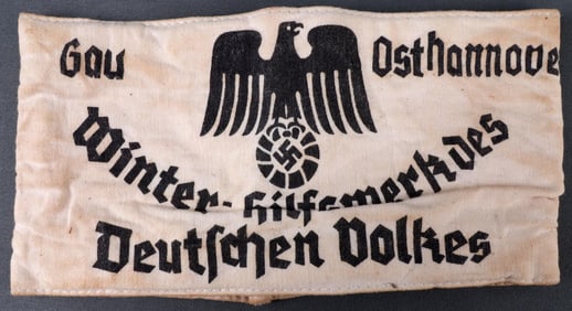 WWII GERMAN THIRD REICH WINTER RELIEF ARMBAND