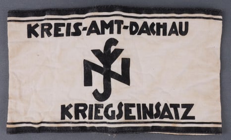 WWII GERMAN THIRD REICH PEOPLES WELFARE ARMBAND