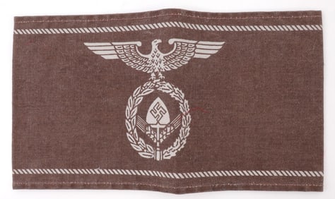 WWII GERMAN THIRD REICH LABOR FRONT ARMBAND