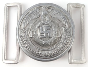 WWII GERMAN SS OFFICER BELT BUCKLE GWL MAKE
