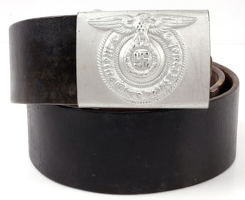 WWII GERMAN WAFFEN SS NCO BELT WITH BUCKLE