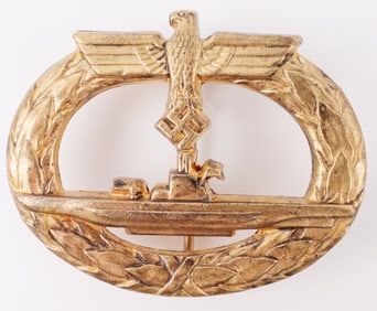 GERMAN WWII KRIEGSMARINE U BOAT BADGE