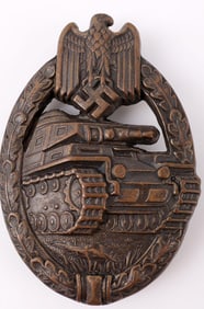 WWII GERMAN THIRD REICH PANZER ASSAULT BADGE