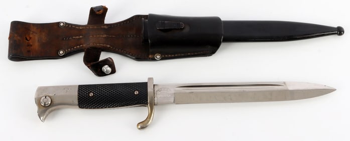 WWII GERMAN K98 DRESS BAYONET W FROG & SCABBARD