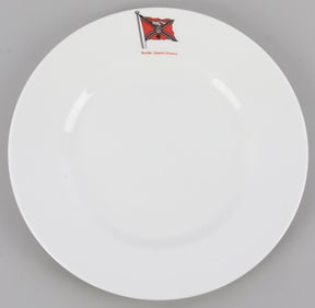 MEISSEN DZR DEUTSCHE ZEPPELIN REEDEREI PLATE