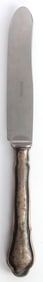 WWII GERMAN SS ROSTFREI BUTTER KNIFE .800 SILVER