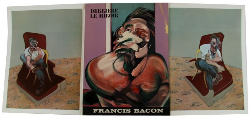 FRANCIS BACON DERRIERE LE MIROIR 162 LITHOS: Francis Bacon (British, 1909-1992) Derriere le miroir No 162 November 1966) incomplete with several lithos. Some foxing and shelf wear, otherwise in very good condition.