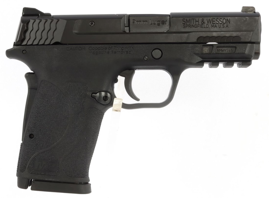 NIB S&W M&P9 SHIELD EZ 9MM PISTOL NO THUMB SAFETY: New in box. M&P9 Shield EZ M2.0 NTS semi-automatic pistol. This model does not have a thumb safety. SKU 12437. FFL required for transfer. No international shipping. Know your state's firearm laws befo