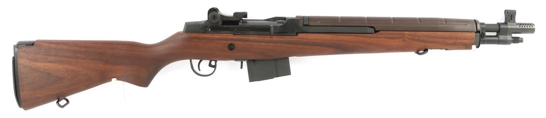 NIB SPRINGFIELD ARMORY M1A TANKER .308 WIN RIFLE: New in box. Springfield Armory M1A Tanker semi-automatic rifle with 16.25-inch barrel and walnut wood stock. MPN AA9622. Includes one (1) 10-round box magazine, soft case, and operations manual. FFL r