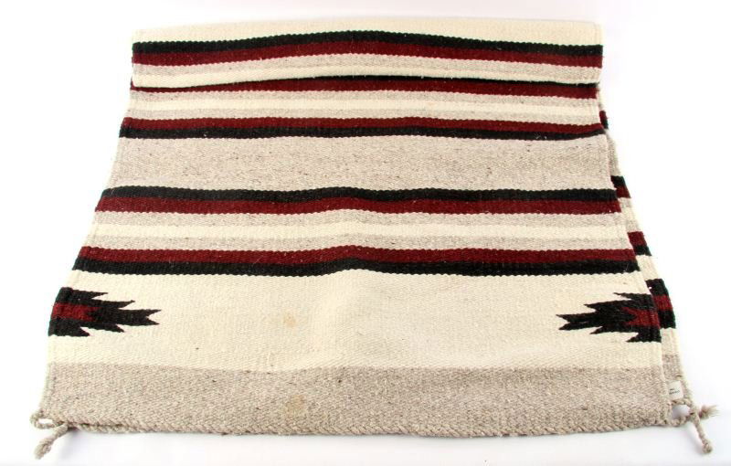 VINTAGE MEXICAN WOOL BLANKET/RUG AMERICRAFT