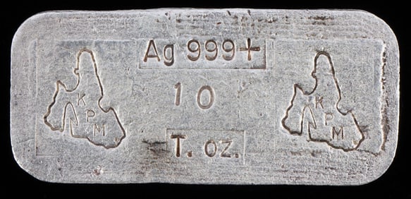 10 OUNCE OZT .999 FINE SILVER BAR INGOT