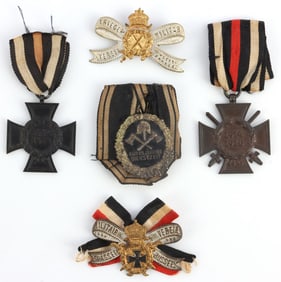 LOT 5 WWI IMPERIAL GERMAN MILITARY & FIRE BADGES