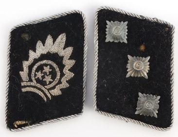 WWII LATVIAN WAFFEN SS VOLUNTEER COLLAR TABS