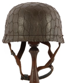 WWII GERMAN THIRD REICH FALLSCHIRMJAGER M38 HELMET