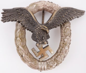 WWII GERMAN THIRD REICH LUFTWAFFE PILOT BADGE