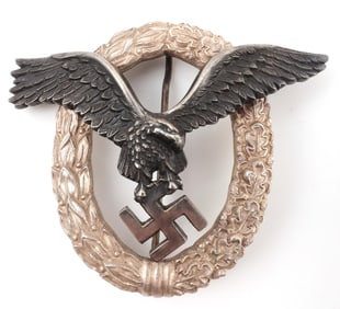 WWII GERMAN LUFTWAFFE PILOT OBSERVER BADGE