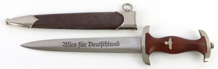 WWII GERMAN REICH ROHM INSCRIPTION PARTS DAGGER
