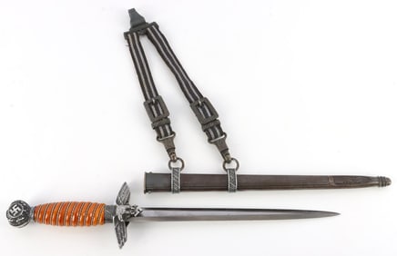 WWII GERMAN THIRD REICH 2ND MODEL LUFTWAFFE DAGGER