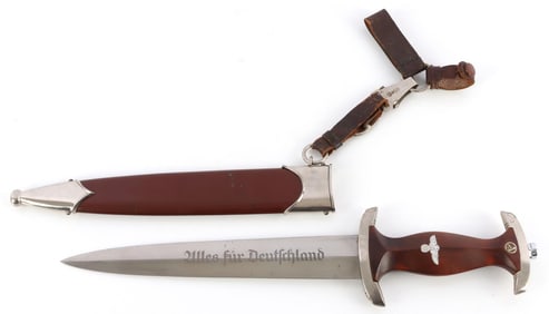 WWII GERMAN LATE WAR SA DAGGER BY SPITZER RZM