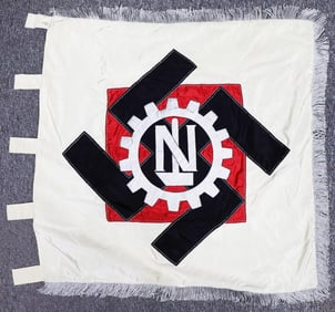 WWII GERMAN THIRD REICH TECHNISCHE TENO BANNER