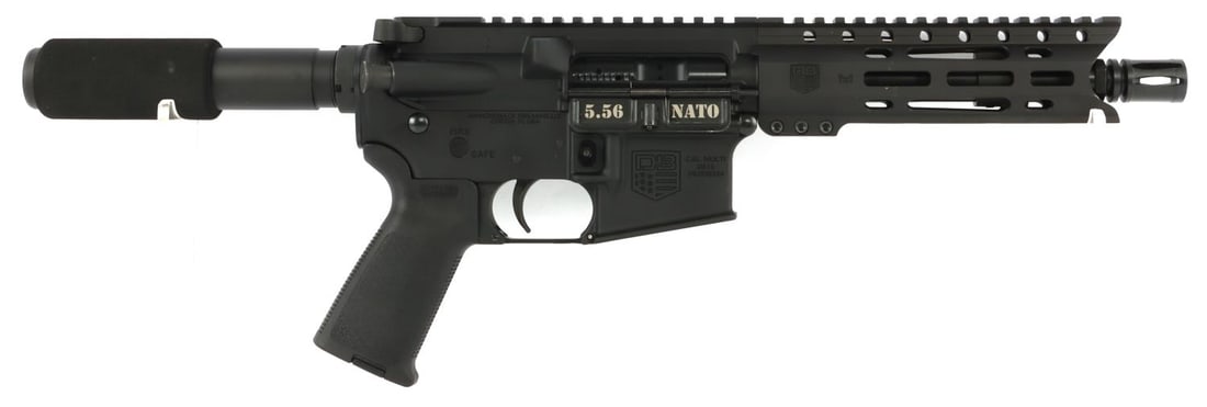 DIAMONDBACK 556 NATO PISTOL LENGTH SEMI AUTO: Barrel length 7 inches. New in box condition. 30 round magazine. FFL required for transfer. No international shipping. Know your state laws prior to bidding. Caliber: 5.56 NATO Serial #: DB2696594 Thi