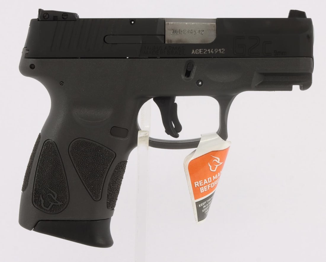 TAURUS G2C 9MM LUGER SEMI AUTO PISTOL NIB: New in box. Taurus G2C Semi-Auto Pistol. 9MM Luger Caliber. 12-round magazine capacity. Includes two (2) magazines. 3.2-inch barrel. SKU: 1-G2C931-12G. No international shipping. FFL required for tran