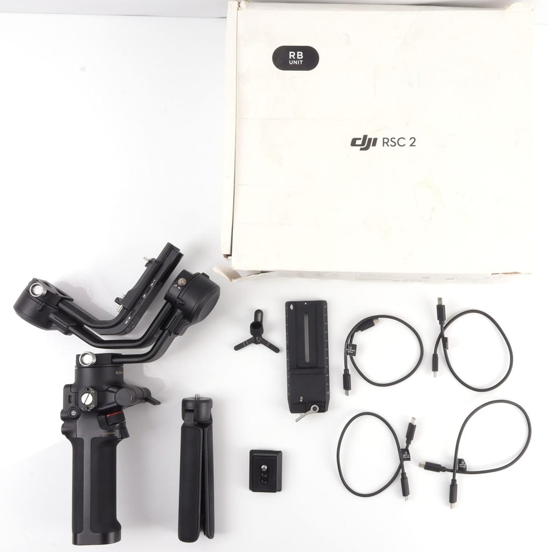 DJI RSC 2 PRO COMBO 3-AXIS CAMERA STABILIZER: DJI RSC 2 Pro Combo 3-Axis entry level camera stabilizer. Foldable design for six configurations of shooting and easy storage. Outstanding stabilization, foldable design, focus control system, built-i