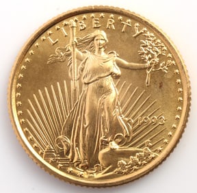1993 GOLD 1/10 OZT OUNCE AMERICAN EAGLE COIN