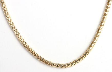 10K GOLD WHEAT LINK CHAIN WITH LOBSTER CLASP