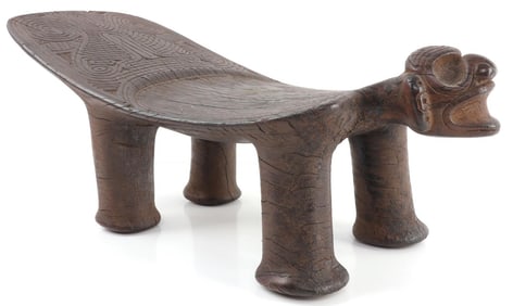 TAINO PRECOLUMBIAN DUHO LOW SEAT CA 1000-1500 AD