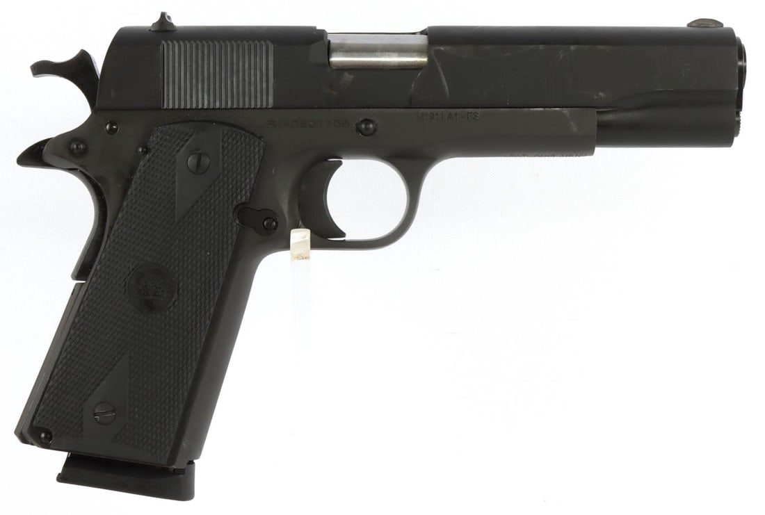 ROCK ISLAND ARMORY M1911 A1 .45 ACP PISTOL NIB: New in box Rock Island Armory GI Standard FS M1911 A1 semi-automatic pistol. MPN 56424. Includes one (1) 8-round magazine. FFL required for transfer. No international shipping. Know your state's firea