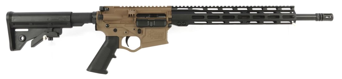 ATI OMNI HYBRID MAXX AR-15 FDE 5.56X45MM RIFLE NIB: New in box American Tactical Omni Maxx AR-15 semi-automatic rifle with polymer FDE receiver, 16-inch barrel and 13-inch MLOK rail. Includes one (1) 60-round magazine. MPN ATIGOMX556ML13MFDE. FFL requi