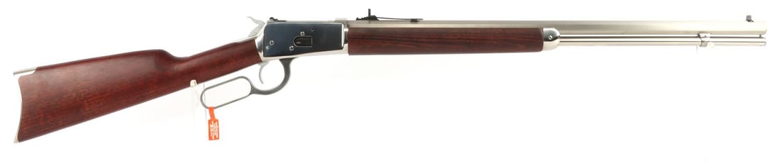 ROSSI R92 .357 MAG POLISHED STAINLESS LEVER ACTION: New in box. Rossi R92 lever-action rifle. Polished stainless steel finish with 24-inch octagon barrel and Brazilian hardwood stock. MPN 923572493. FFL required for transfer. No international shipping.
