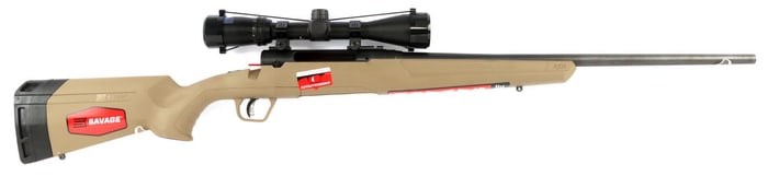 SAVAGE AXIS II XP 6.5CR RIFLE & BUSHNELL SCOPE NIB